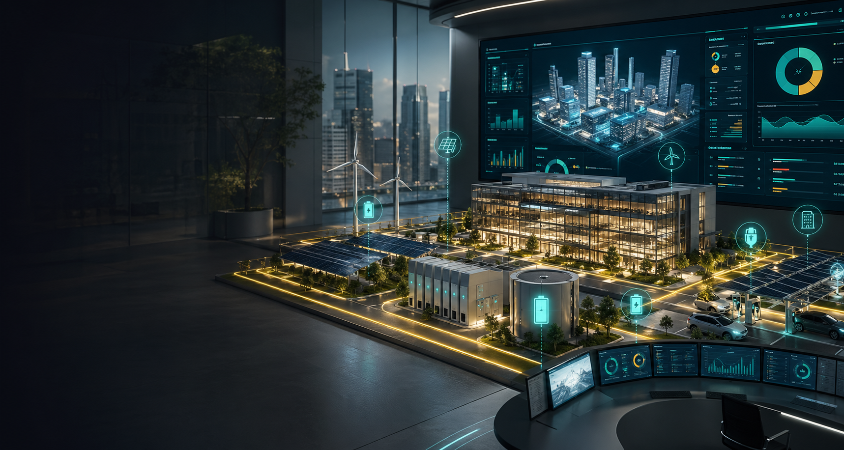 智慧能源管理平台可视化场景
